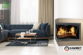 Камінна топка KAWMET W17 Dekor ліве бокове скло (16.1 kW) EKO