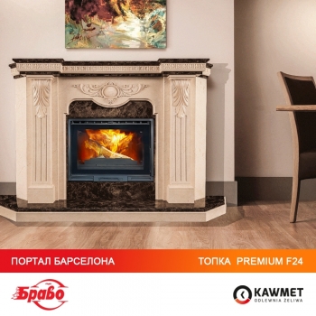 Камінна топка KAWMET Premium F24 Dekor (14kW)